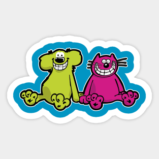 rhubarb and custard Sticker